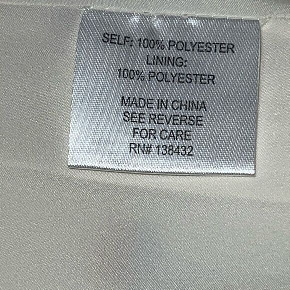 NWT ModCloth Pleasant Confidence Dress Polka Dot Tie Cream Pleats Pockets Sz 12 - Picture 8 of 8